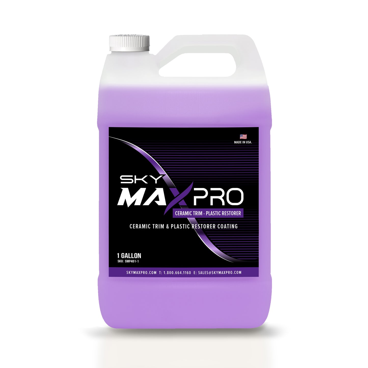 Ceramic Trim, Vinyl, Rubber & Plastic Restore, SiO2 Ceramic Coating New Look Long Lasting High Shine Protectant