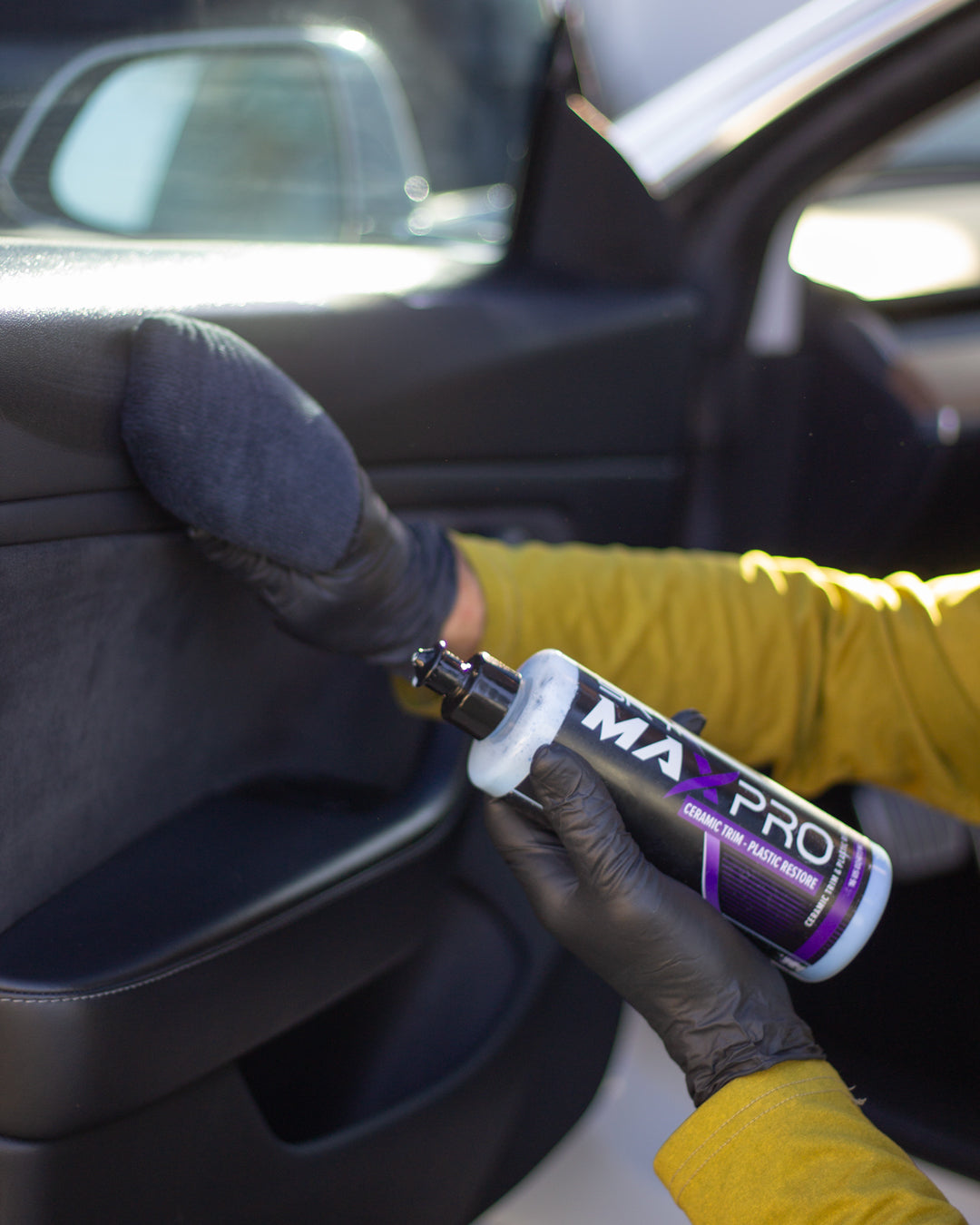 Ceramic Trim, Vinyl, Rubber & Plastic Restore, SiO2 Ceramic Coating New Look Long Lasting High Shine Protectant