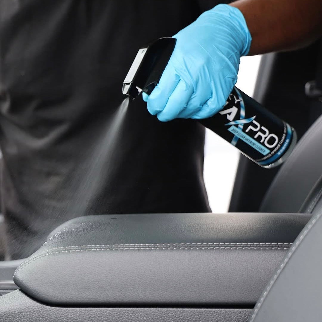 Deep Clean Interior Cleaner  super concentrated,  Safe on Dash, Leather, Vinyl, Plastics, Trim, Fabric Tough on Stains, Dirt & Grime no Greasy Residue