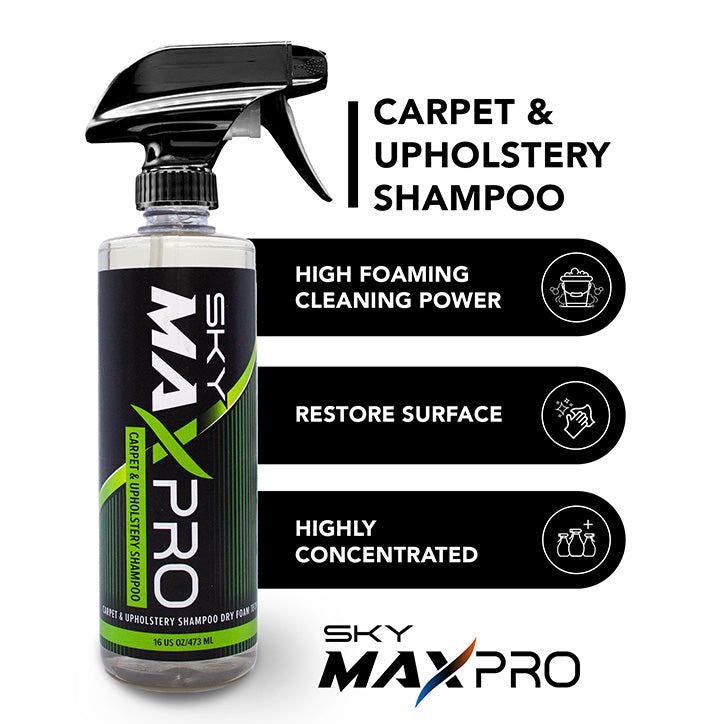 Carpet, Fabric & Upholstery Dry FOAM-TECH Shampoo, Cleans and Remove Dirt and Grim Fresh Scent