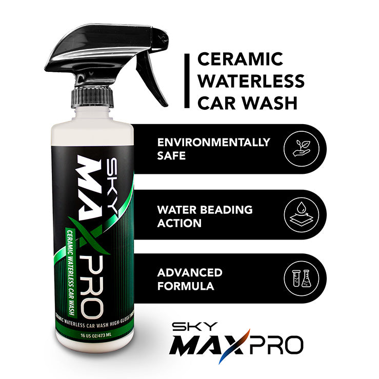 PRO Ceramic Waterless Car Wash Premium Aviation-Garde Cleaning with the latest Nanotechnology Without Swirling or Scratching