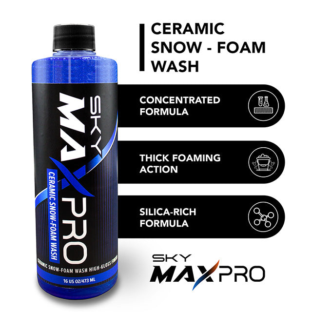 Ceramic Snow Foam Car Wash Shampoo High-Gloss Hyper Foaming Ceramic Car Wash Soa