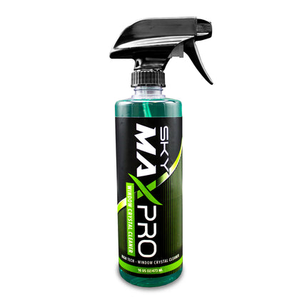 Window Crystal Multi Cleaner, ECO Safe Formula, VOC-Free, Safe On Tinted Glass Streak Free Ammonia Free